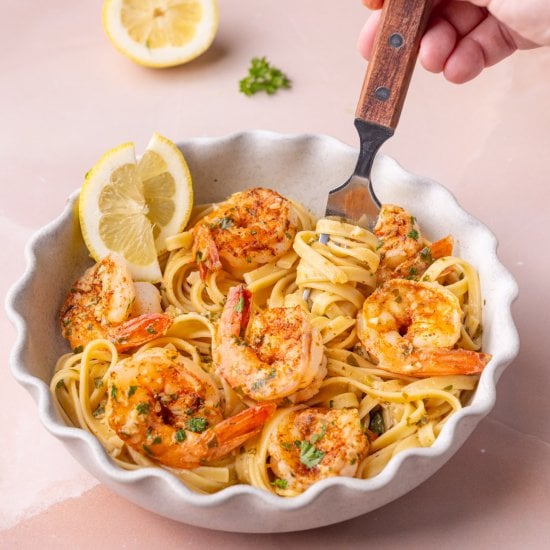 25-Minute Cajun Shrimp Scampi