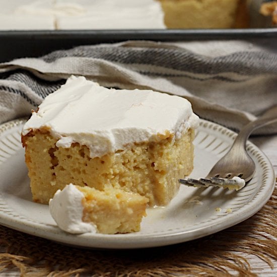 Gluten-Free Corn Tres Leches Cake