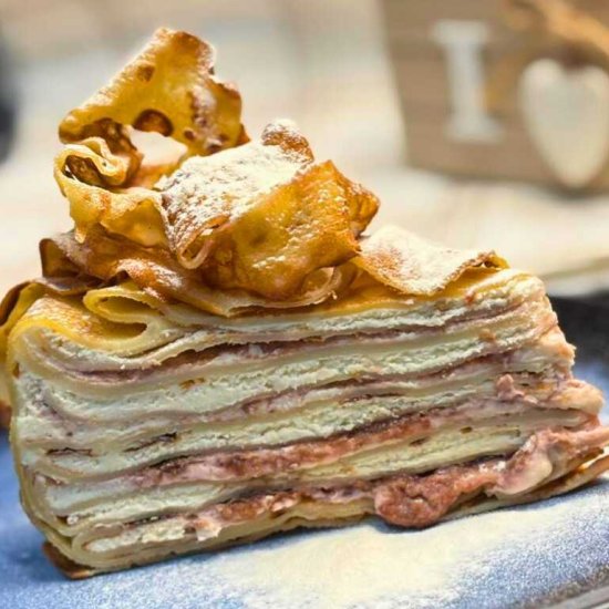 Creamy Pancake Cake
