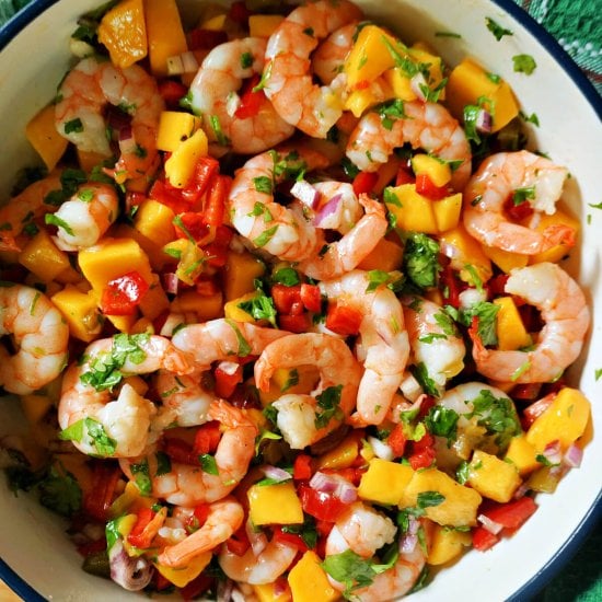 Mango and Prawn Salad