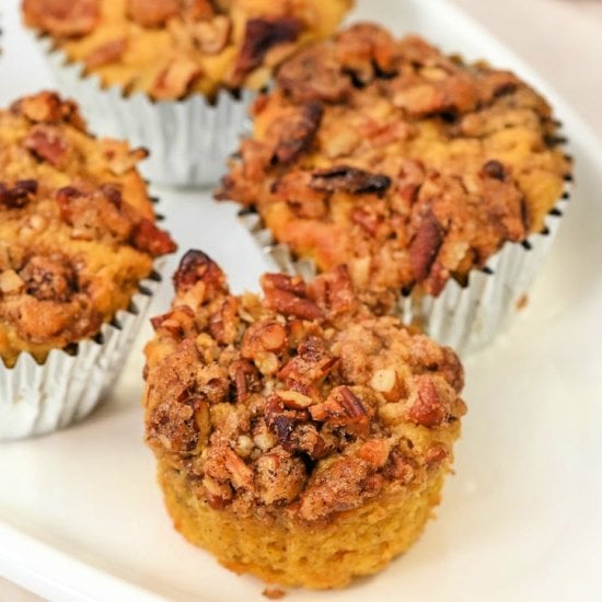 Keto Pumpkin Cinnamon Muffins