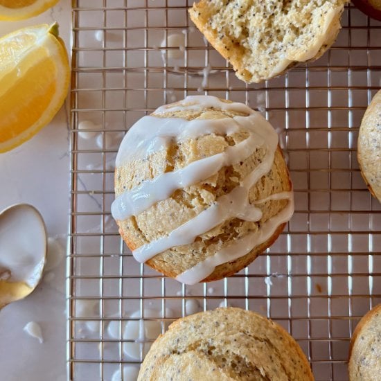 Lemon Poppy Seed Blender Muffins