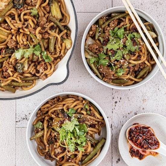 XO Sauce Noodles with Pork