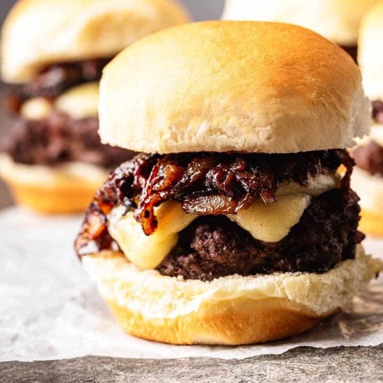French Onion Sliders
