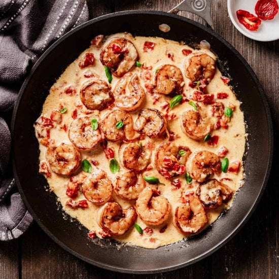 Sun-Dried Tomato Shrimp