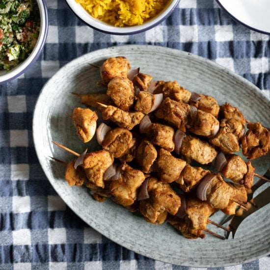 chicken kebabs