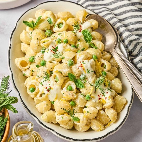 Creamy Garlic Lemon Pasta