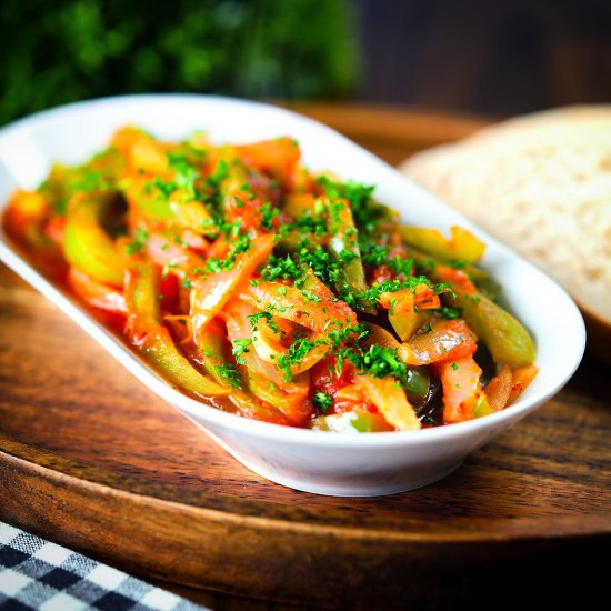 Piperade Basque Pepper Stew