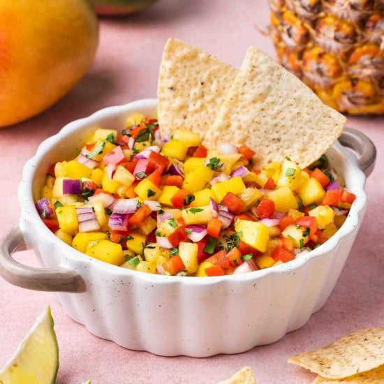 Mango Pineapple Habanero Salsa