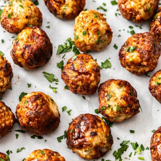 Air Fryer Chicken Meatballs