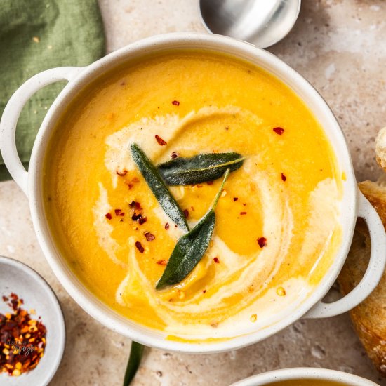 Cauliflower and Pumpkin Soup