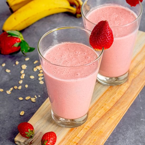 Strawberry Oats Smoothie
