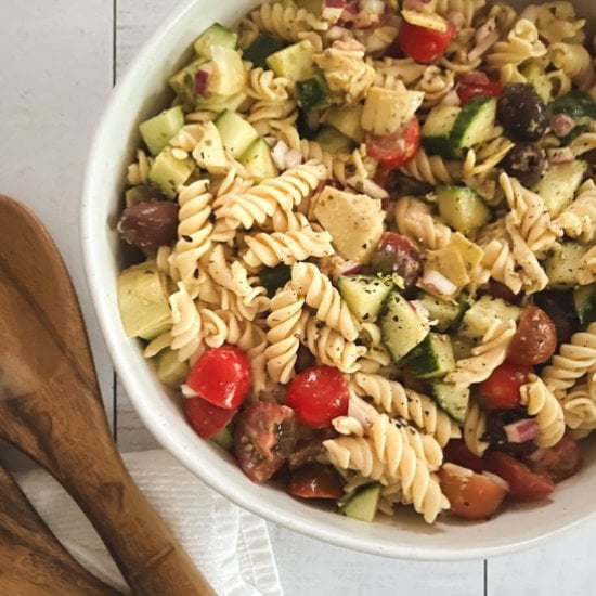 Healthy Vegan Pasta Salad