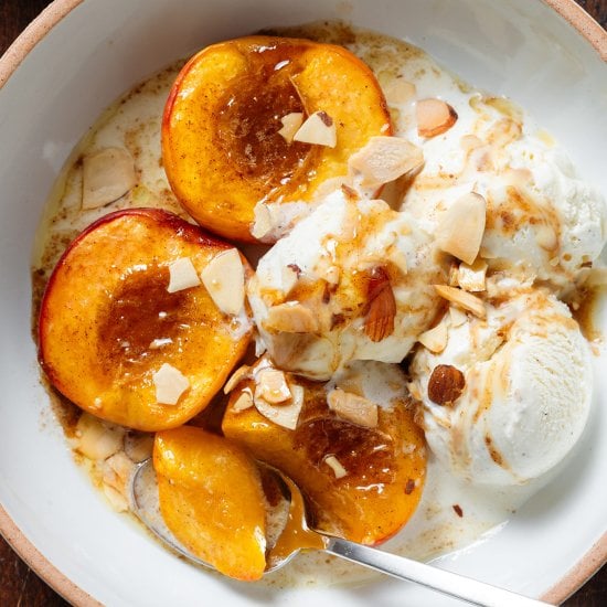 Cinnamon Baked Peaches