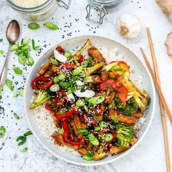 No Beef And Broccoli Stir-fry