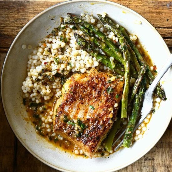 Cajun Garlic Butter Cod