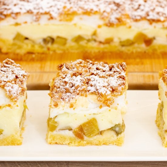 Shortcrust Pastry with Rhubarb