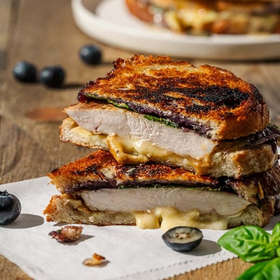 Chicken Brie Grilled Cheese
