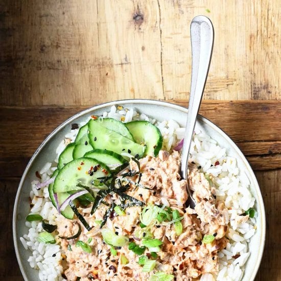 Miso Tuna Rice Bowl