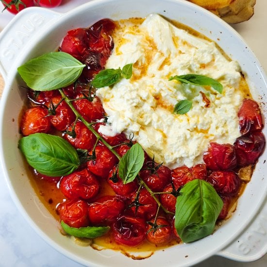 Burrata With Roasted Tomatoes