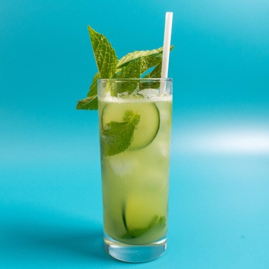 Fizzy Cucumber Mint Mocktail