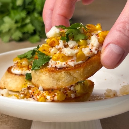 Mexican Street Corn Ricotta Tartine