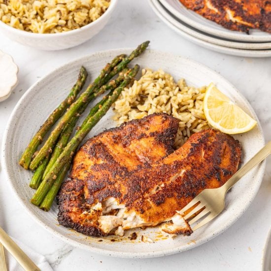 Easy Blackened Tilapia Recipe
