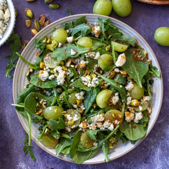 Green Salad with Grapes