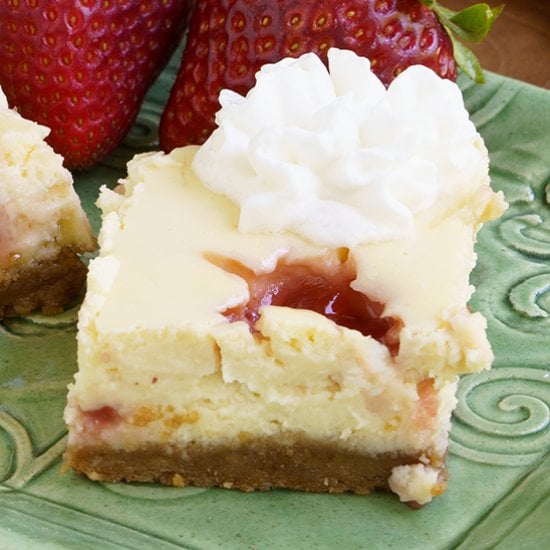 Strawberry Key Lime Cheesecake Bite
