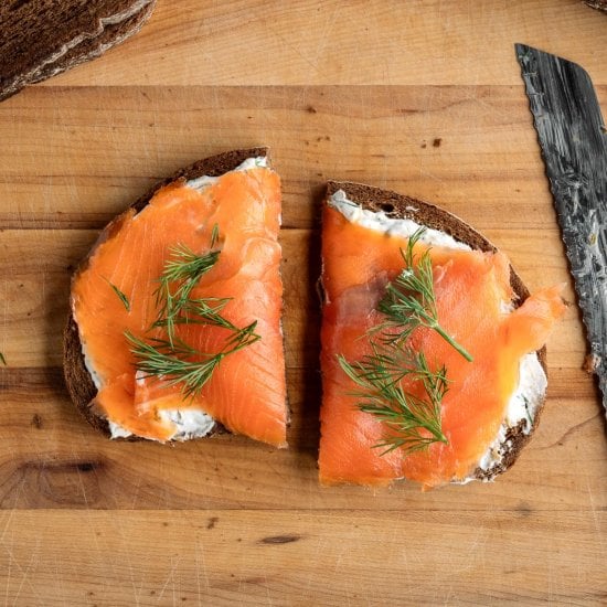 Smoked Salmon Tea Sandwiches