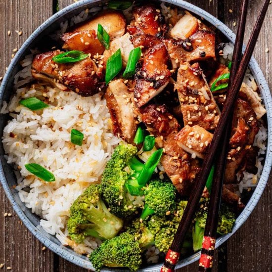 Air Fryer Teriyaki Chicken Thighs