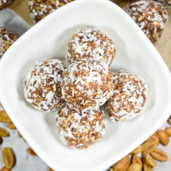 Coconut Date Balls