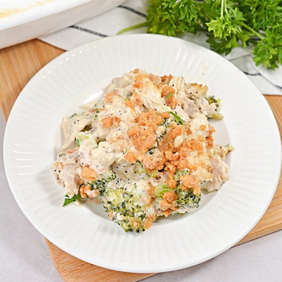 Keto Poppyseed Chicken Casserole