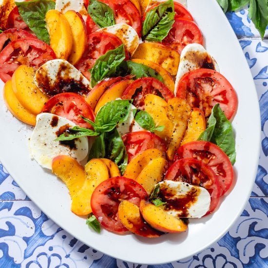 Peach Caprese Salad
