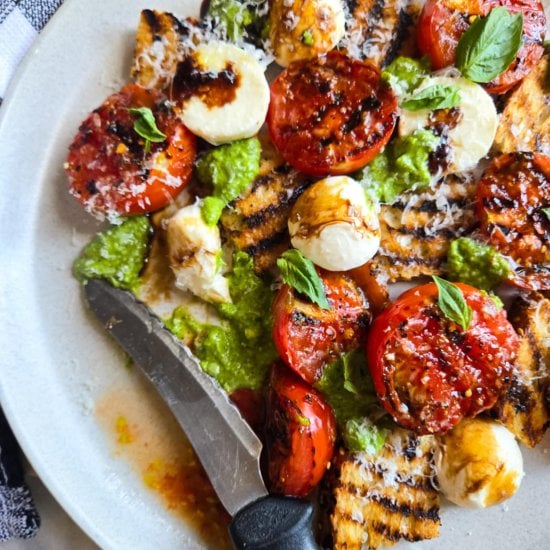 Caprese Panzanella Plate