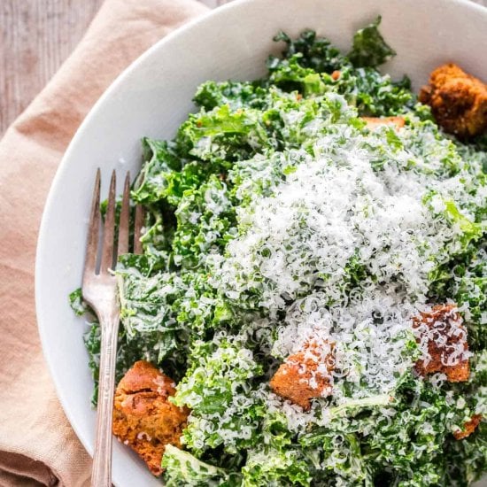 Kale Caesar Salad