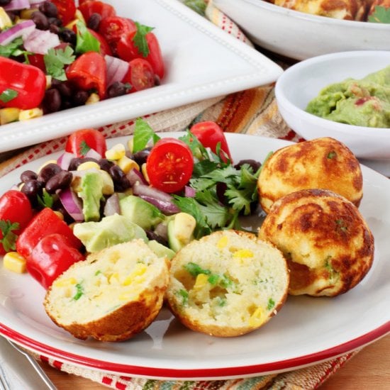 Cornbread Aebleskiver