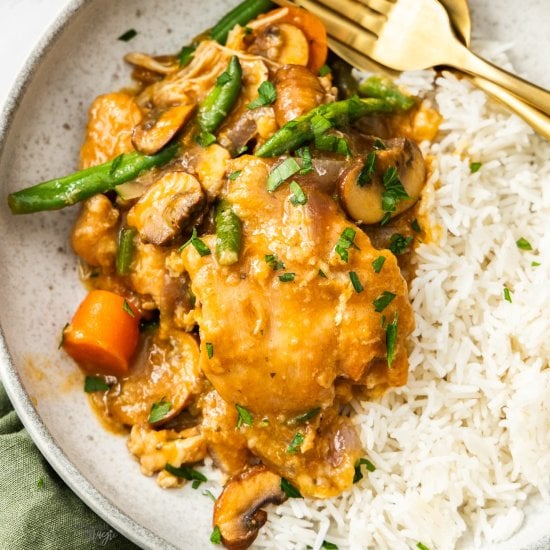 Slow Cooker Apricot Chicken