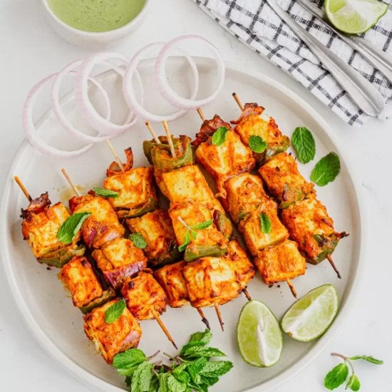 Air Fryer Paneer Tikka