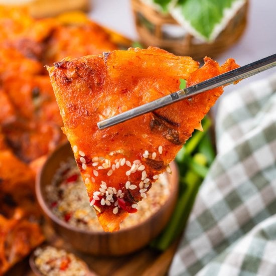 Easy Kimchi Pancakes