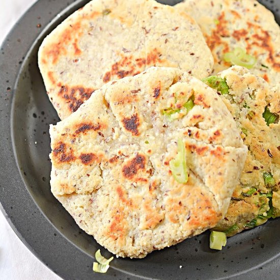 Keto Scallion Pancakes