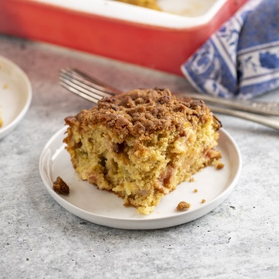 Rhubarb Coffee Cake