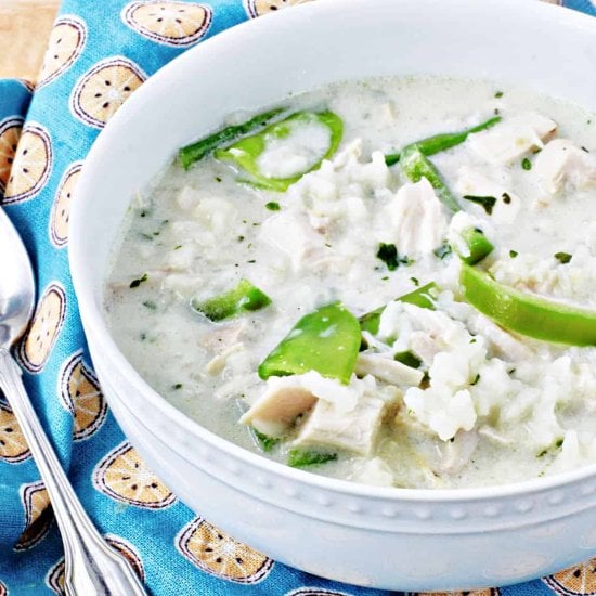Thai-Style Turkey and Rice Soup