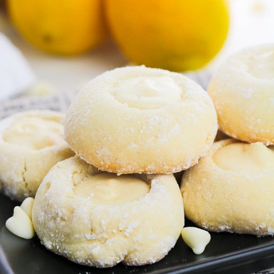 Lemon White Chocolate Cookies