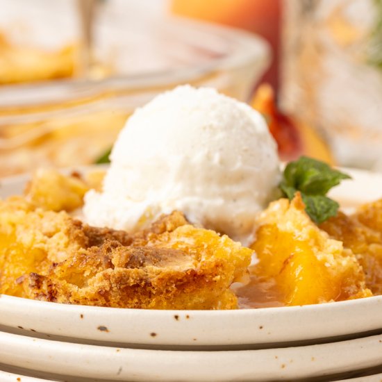 Peach Cobbler Dump Cake