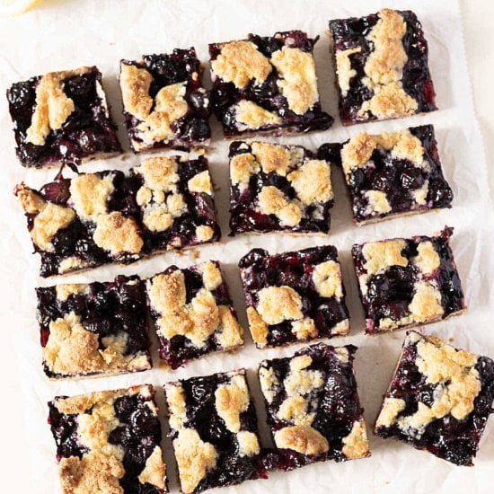 Gluten Free Blueberry Bars