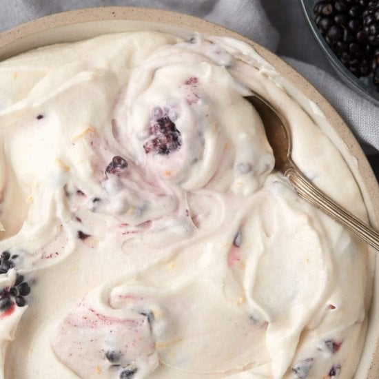 Blackberry Cream Cheese Frosting