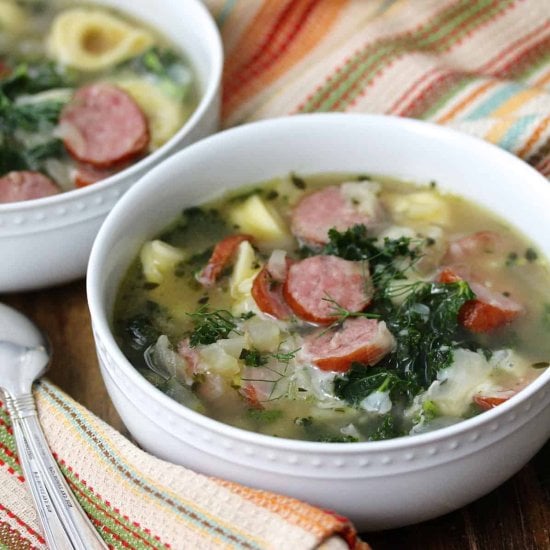 Cheese Tortellini Soup