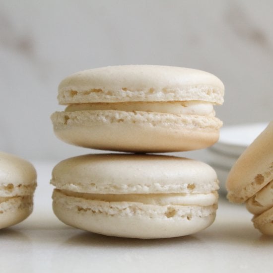 Vanilla Nutella Macarons