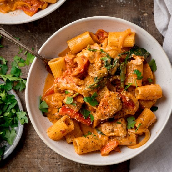 Tuscan Chicken Pasta